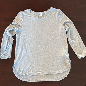 Old Navy Luxe Heather Gray Tee